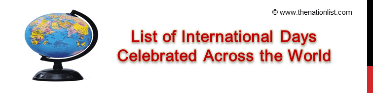 List of International Days