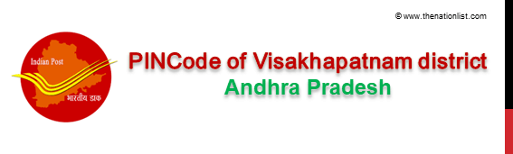 Pincode of Visakhapatanam district Andhra Pradesh