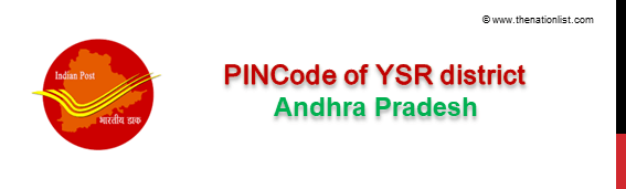 Pincode of YSR district Andhra Pradesh